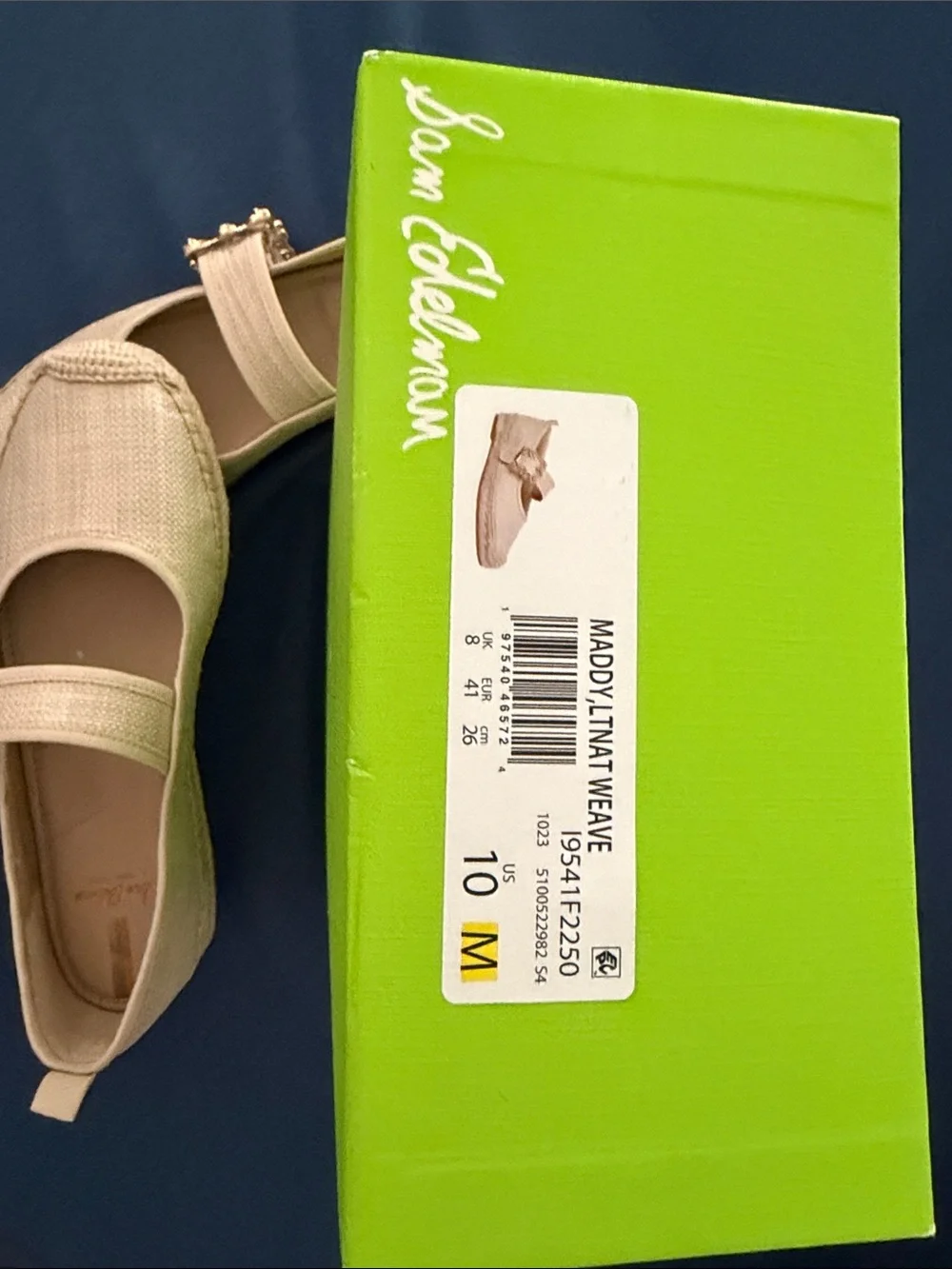 Sam Edelman beige canvas